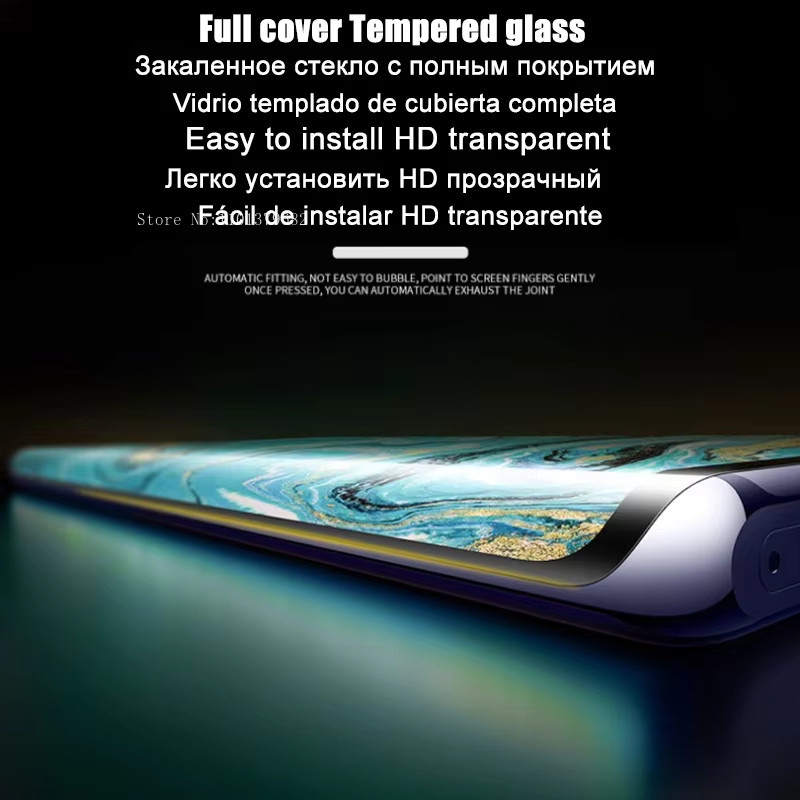 Xiaomi UV-gehärtete 3D-Displayschutzfolie aus gebogenem Glas in Transparent für Mi 12, 11, 12x, 12s Ultra Pro, Civi, Mix 4 und Note 10 Lite 2 1s 3 Pro - Bild 5