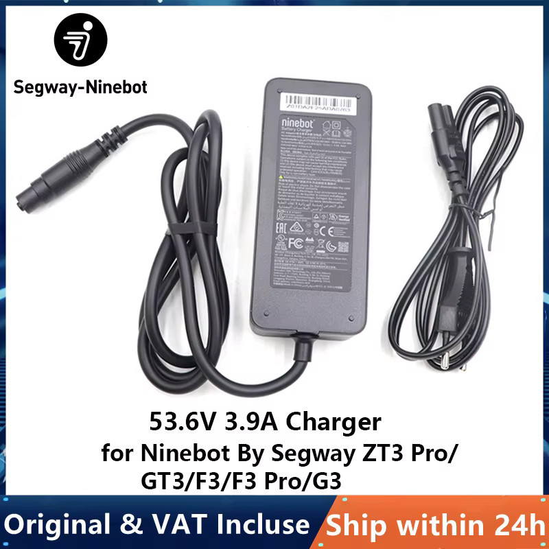 Ninebot By Segway Schnellladegerät 53,6V 3,9A für Elektroroller ZT3 Pro, GT3, F3, F3 Pro und Max G3 in Schwarz - Bild 3