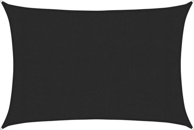 Furnicato Sonnensegel aus HDPE in Schwarz, Rechteckig, B x T: 400 x 300 cm - Bild 1