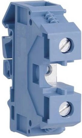 Hager KXA35N Durchgangsklemme Schraube Blau - Bild 1