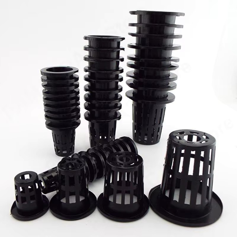 50 Stück Hydroponische Netzbecher M20 in Schwarz für Pflanzen und Anzucht - Bild 5
