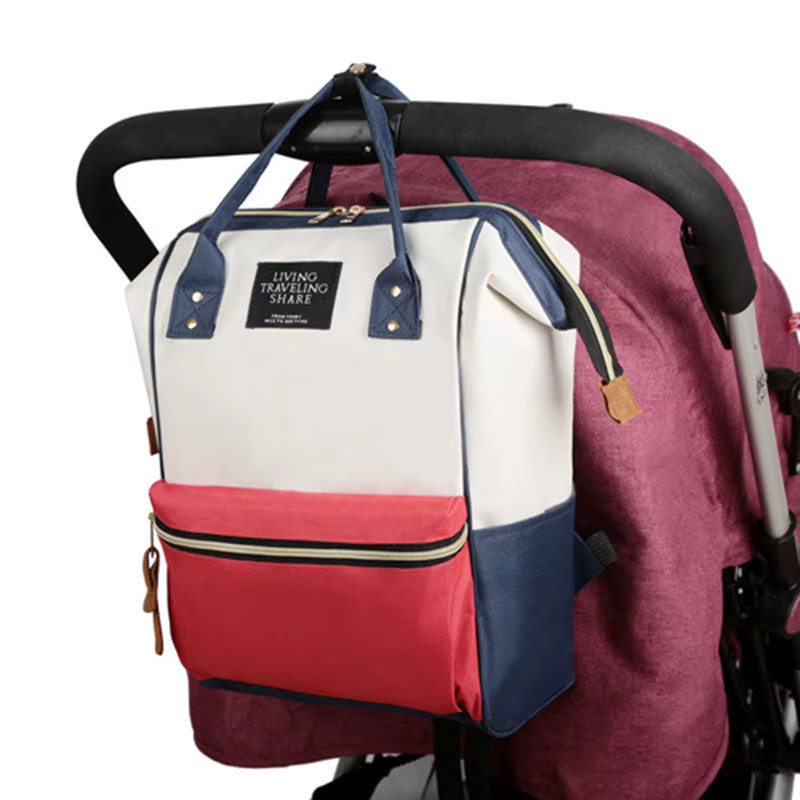 Multifunktionale KAIGUANG Wickeltasche aus Textil mit Wärmedämmung für Babyflaschen in Multicolor - Bild 3