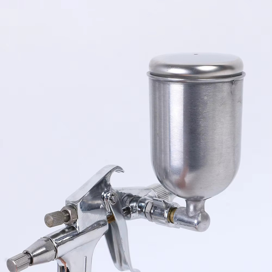 AMY CAR NEW FORCE HVLP F2 Lackierspritzpistole in Silber mit 0,5 mm Düsendurchmesser für kleine Flächen - Bild 2