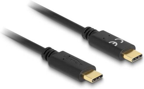 Delock USB-C Ladekabel Schwarz 0,15 m - Bild 1