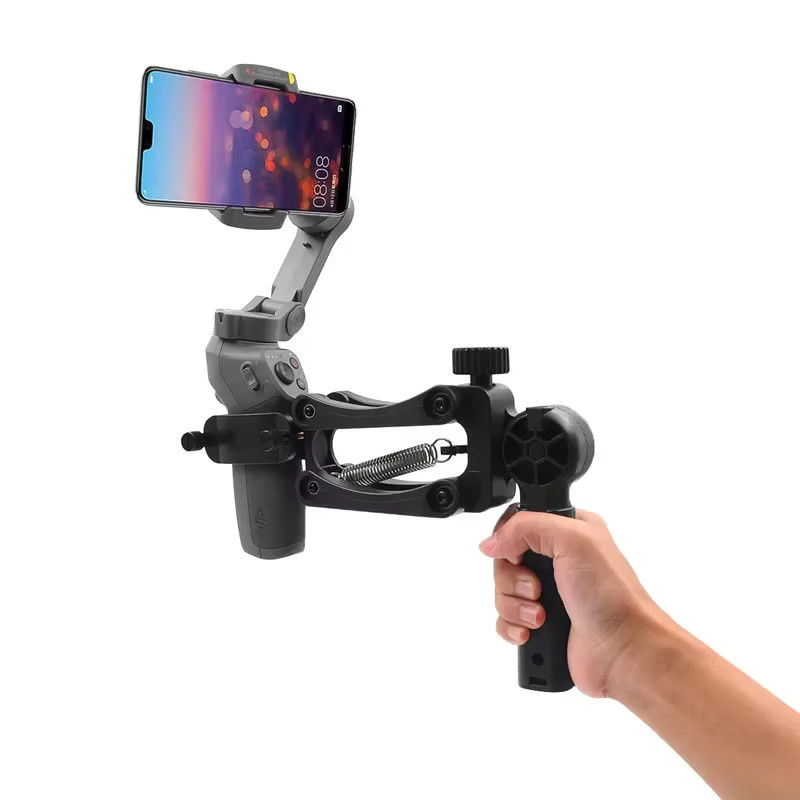 Anti-Shake-Stabilisator Handhalter für DJI Osmo Mobile 7 OM6 OM 5 4 1 2 3 und Zhiyun Gimbal in Schwarz - Bild 2