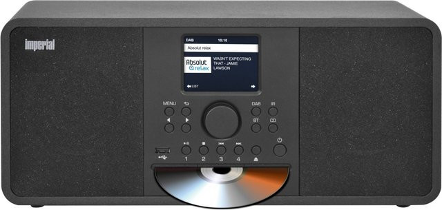 Imperial DABMAN i205 CD/Internet-Radio in Schwarz mit DAB+, UKW, USB, WLAN und LAN - Bild 1