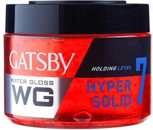 Gatsby Water Gloss Hyper Solid Haar Gel, 300g, Herren, Wet-Look - Bild 1
