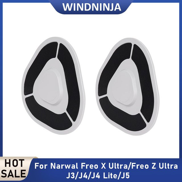 WINDNINJA Mopp-Tuch-Halterung in Weiß für Narwal J3, J4, Freo X Ultra, J4 Lite, J5 und Freo Z Ultra S Saugroboter und Wischroboter - Bild 1