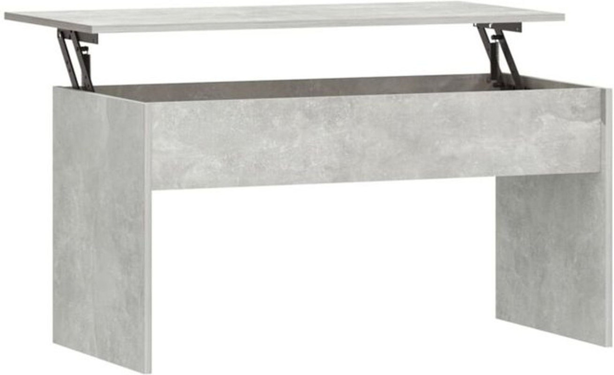 Modern Couchtisch vidaxl aus Holzwerkstoff in Grau, B/T/H: 102 x 50,5 x 52,5 cm - Bild 1