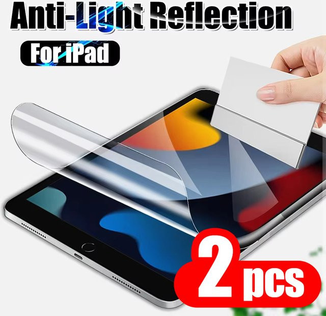 2 Stück Hydrogel-Schutzfolie für iPad Pro, Air und Mini in Transparent - Bild 1