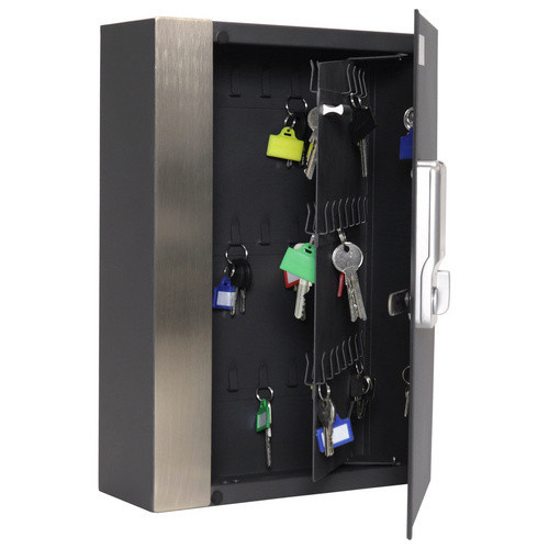 Rottner Schlüsseltresor Key Home elektronisch, Anthrazit/Schwarz, Stahl, B: 26,5 cm, H: 38,5 cm - Bild 3