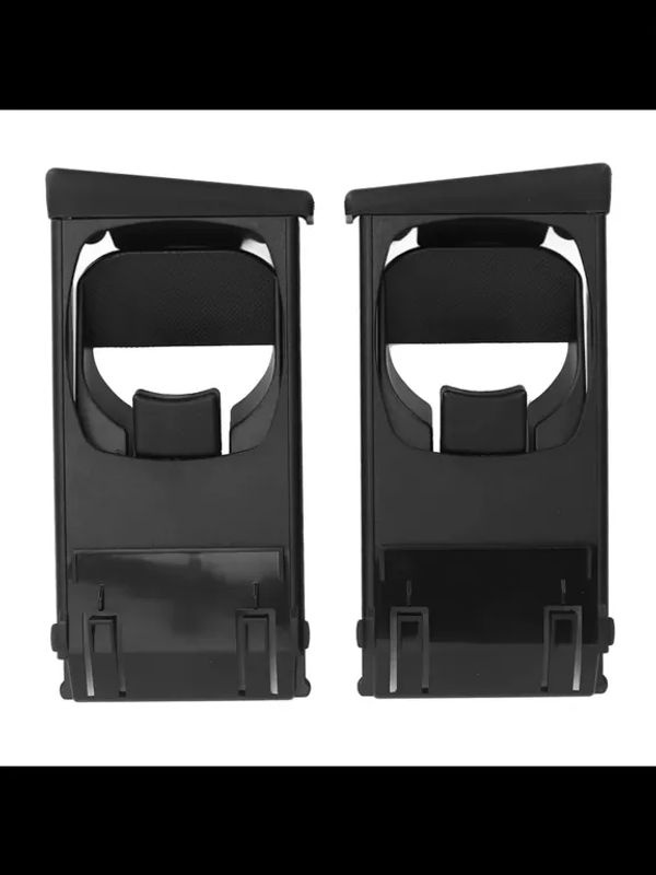 2 Stück Qiilu Dash-Getränkehalter für Toyota Hilux Vigo 2005–2015 in Schwarz aus Kunststoff - Bild 7