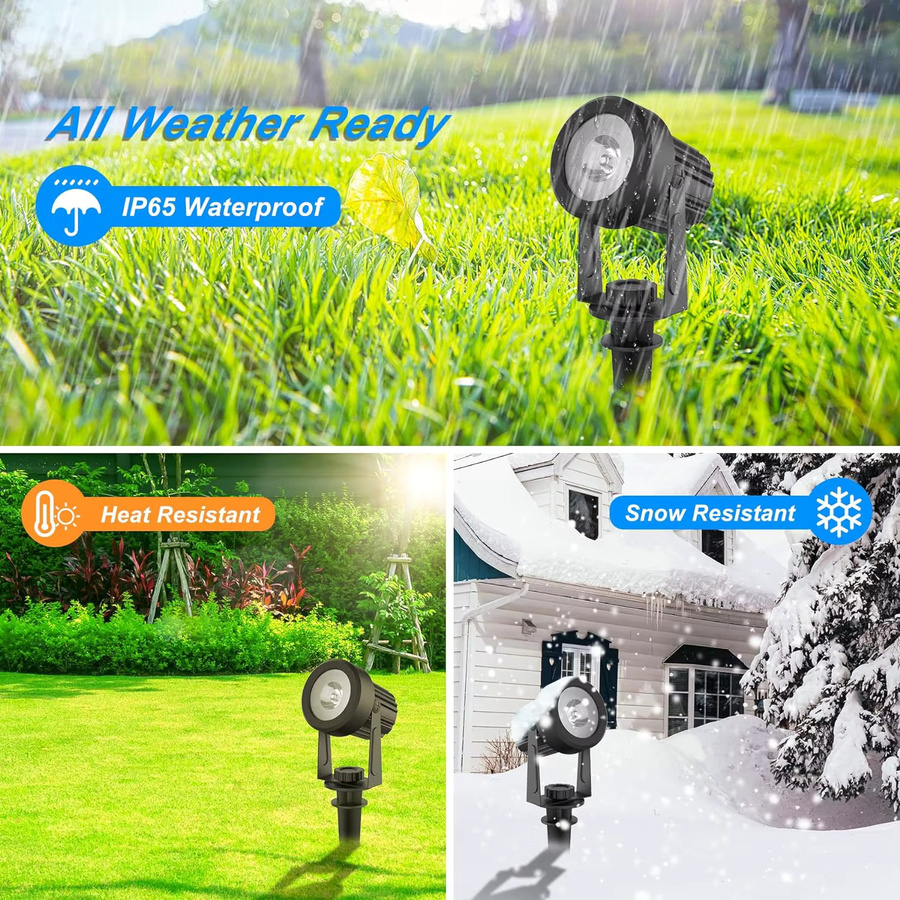 Crepow Solar-Außenleuchte LED Warmweiß 3000K IP65 Schwarz moderne Garten- und Wegbeleuchtung mit Dämmerungssensor - Bild 2