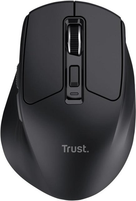 Trust Niven Bluetooth Maus kabellos mit USB-C, optisch, Schwarz, 3200 dpi - Bild 2