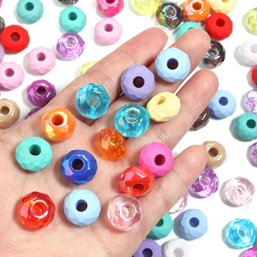 Louleur Acryl-Abacus-Perlen, gemischte Farben, transparent - Bild 5
