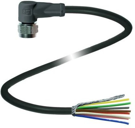 Pepperl+Fuchs 295573 Sensor-Aktor-Steckverbinder konfektioniert, 8-polig, schwarz, Länge: 3 m - Bild 1