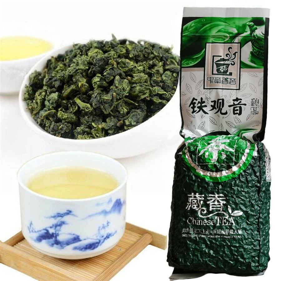 HELLOYOUNG Grüntee Tie Guan Yin Oolong lose Blätter 250g - Bild 4