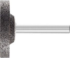 PFERD TOOLS INOX EDGE Schleifstift Zylinder für Edelstahl, Farbe: Grau, Durchmesser: 40 mm, Länge: 6 mm, Schaft-Durchmesser: 6 mm - Bild 1