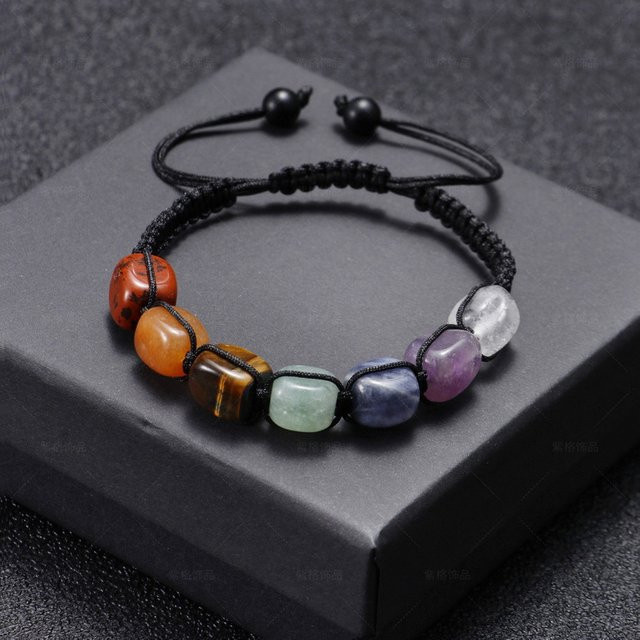 DAIPAN Armband, Tigerauge-Stein, Perle, Bunt, Unisex - Bild 1