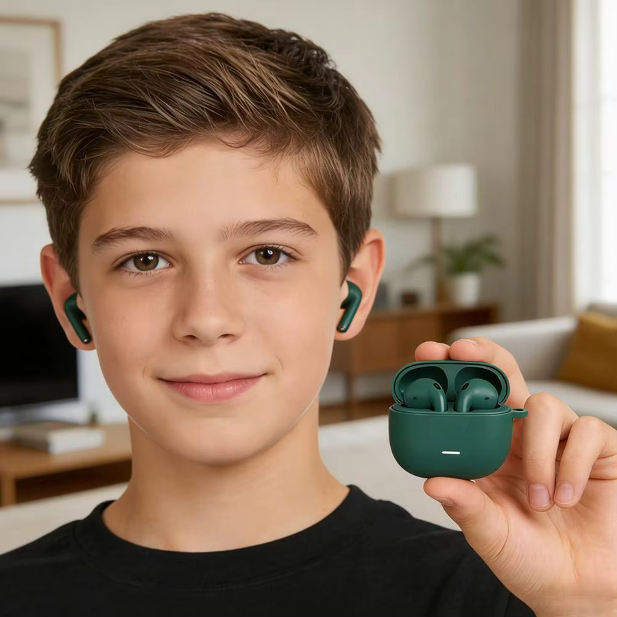 Silikon Schutzhülle für Xiaomi Redmi Buds 8 Lite Youth Edition Bluetooth-Kopfhörer in Grün und Multicolour - Bild 4