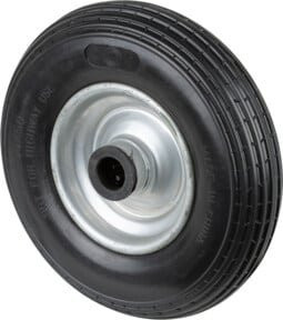 BS Polyurethanrad C91.200 Rollen in Schwarz und Silber mit einem Raddurchmesser von 200 mm - Bild 1