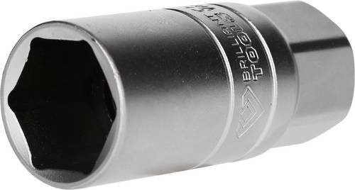 Brilliant Tools Zündkerzen-Stecknuss 1/2 Zoll in Silber aus Chrom-Vanadium mit 21 mm - Bild 1