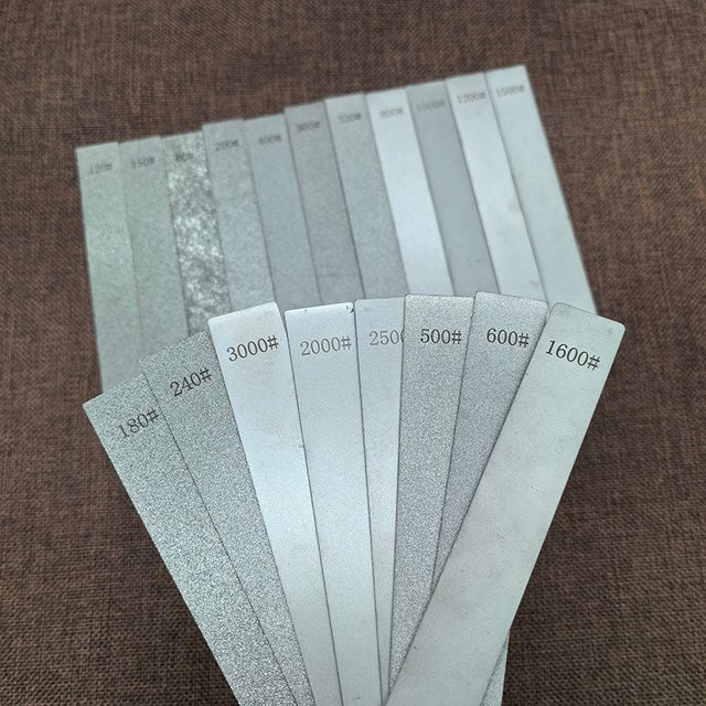 RSCHEF 4er Set Diamant-Schleifsteine zum Schärfen von Messern in Grau - Bild 1