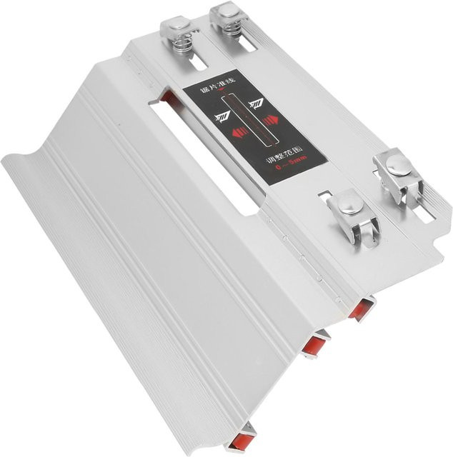 Fishine Fliesen-Anfasmaschine aus Alloy in Silber, manuelle 45-Grad-Winkelschneidemaschine für Desktop-Anwendungen - Bild 1