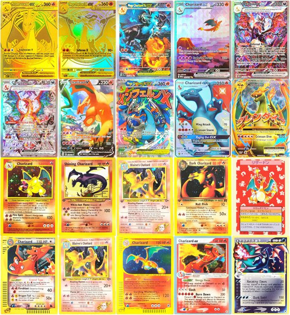 Bandai Pokémon Charizard EX V X Y Vmax, Sammelkartenspiel, Englisch - Bild 1
