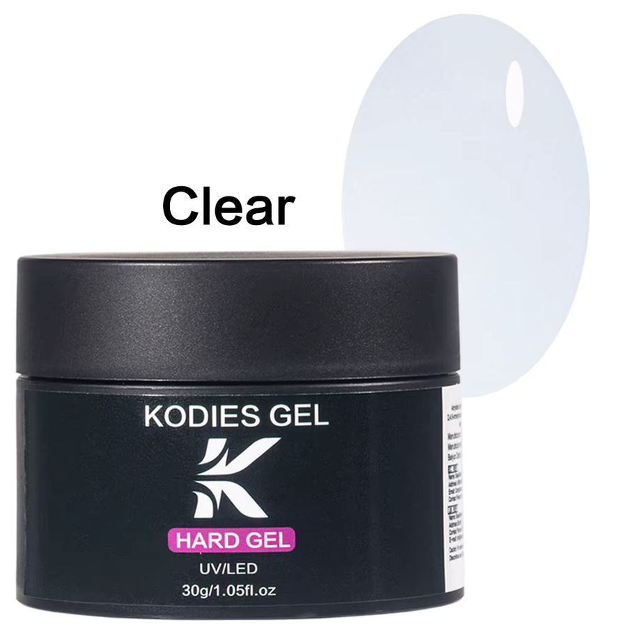 KODIES GEL Builder Nagelgel, Clear, Glänzend - Bild 4