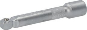 KS Tools 1/2" Kipp-Verlängerung aus Chrom-Vanadium in Silber, Länge: 125 mm - Bild 1