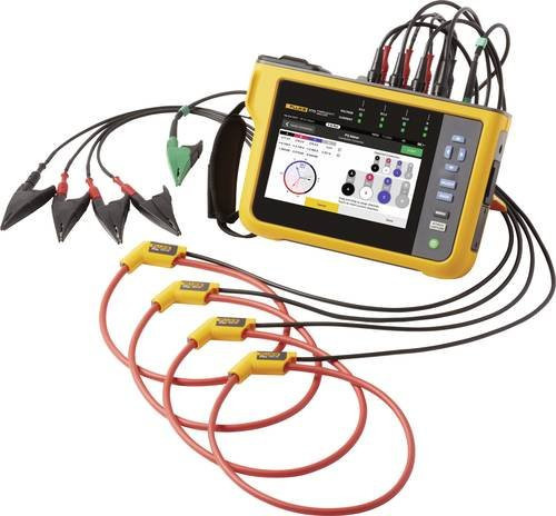 Fluke 1773 Power Quality Analyzer Netz-Analysegerät mit Loggerfunktion und Stromzangen in Gelb - Bild 1
