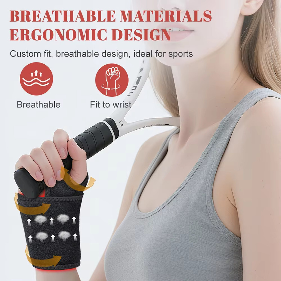 Astarexin Rotlichttherapie-Handgelenkschlaufe, Unisex, Schwarz - Bild 6
