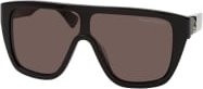 Alexander McQueen AM 0430S Sonnenbrille, Vollrand, Square, Black, Grey, Herren, Kunststoff - Bild 1