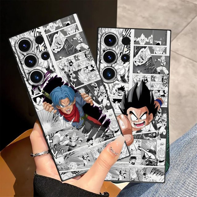 Handyhülle mit weicher Rückseite Dragon Ball Trunks für Samsung Galaxy S24 S25 Ultra S23 FE S22 Plus S21+ S20 FE in Multicolour - Bild 1