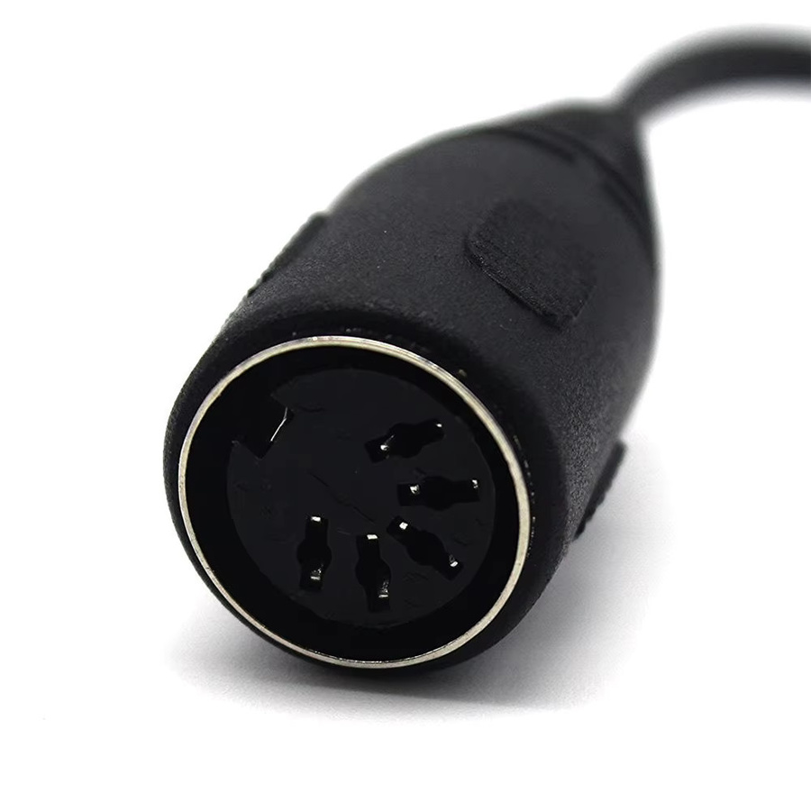 WYMECT MIDI 5-polige DIN-Buchse auf 2 Cinch-Stecker Audiokabel in Schwarz - Bild 3
