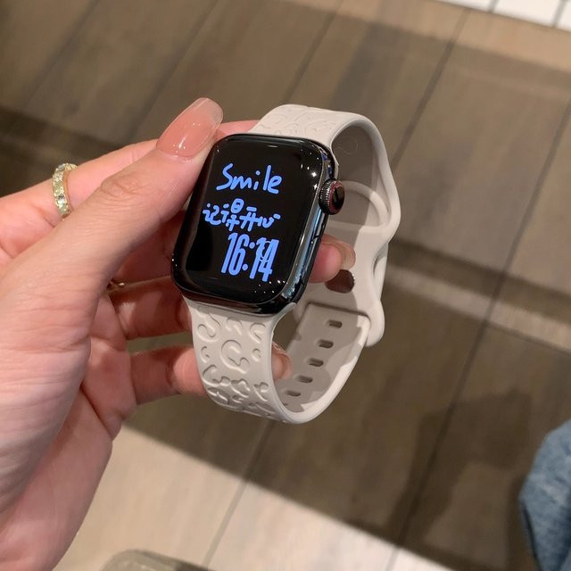 NEY Uhrenarmband Silikon, Weiß, Unisex - Bild 1