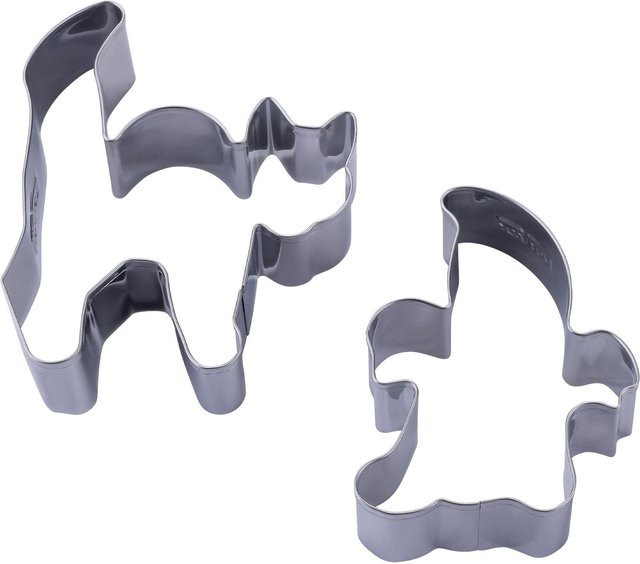 Zenker Ausstecher-Set Katze & Gespenst aus Edelstahl, 2-teilig, Silber - Bild 1