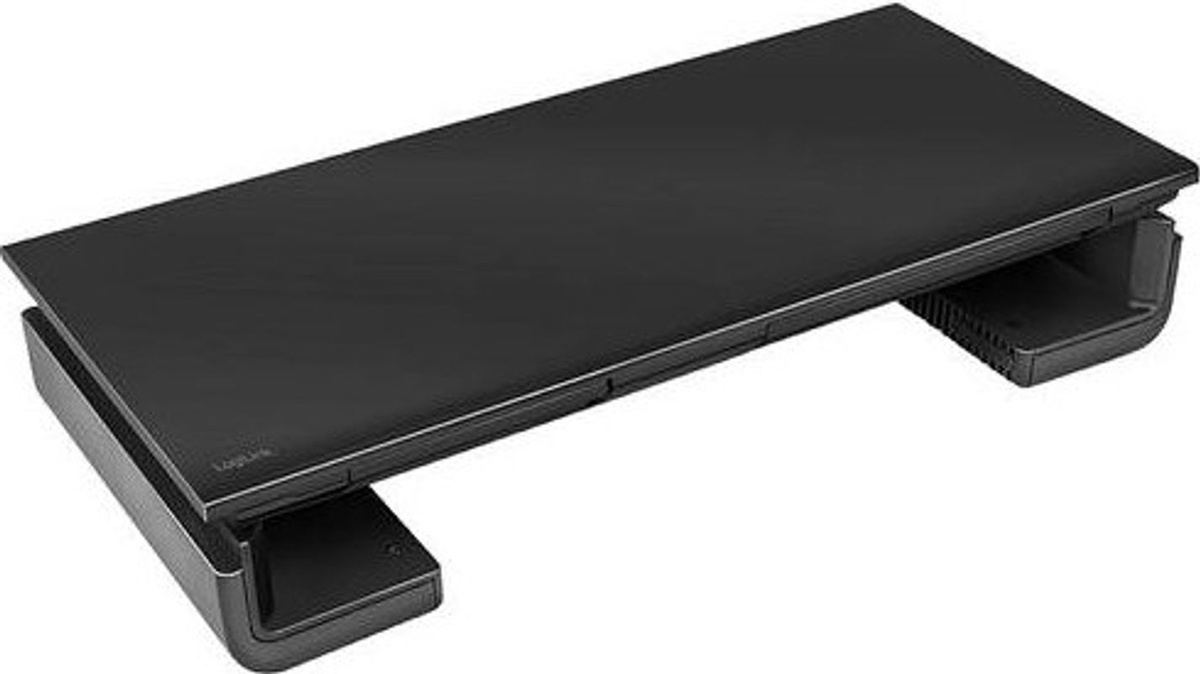 LogiLink BP0140 Monitor-Erhöhung aus Metall und Kunststoff in Schwarz - Bild 1