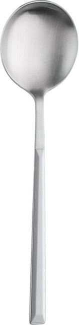 Pintinox Bouillonlöffel SUSHI PRO mit blauem ABS-Griff in Weiß, 12er Pack, Länge: 18 cm - Bild 1