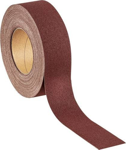 Rhodius SPBR 300598 Schleifband Körnung 120 für Metall und Holz, Farbe Braun, L x B: 25 m x 50 mm - Bild 1