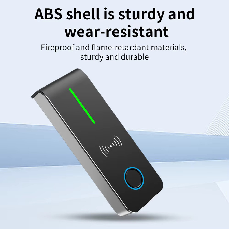 TTLock Wasserdichte Zugangskontrolle mit Fingerabdruck, RFID-Karte, App-Steuerung und Bluetooth in Schwarz oder Weiß - Bild 2