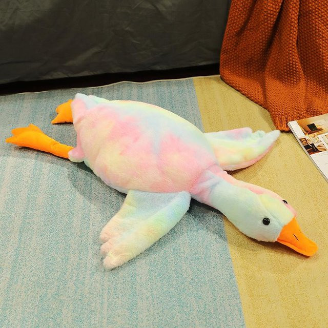 Binchi Fitness Enten Plüschtier, Schlafkissen, 130cm, ab 14 Jahren - Bild 1