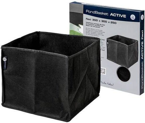 FIAP PondBasket Active Flexi Teich-Pflanzkorb in Schwarz, B/T/H: 25 x 30 x 30 cm - Bild 1