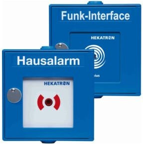 Hekatron Funkhandtaster FH.Genius für Funksystem Genius 31-500001, batteriebetrieben oder netzbetrieben, Farben: rot und blau - Bild 2