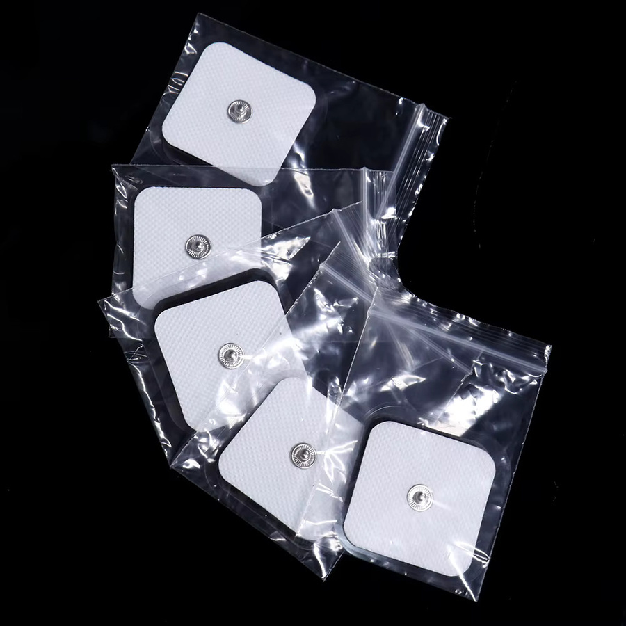 SANPKON Elektrodenpads Gel-Pflaster in Weiß für TENS-EMS-Massagegeräte und Muskelstimulatoren - Bild 4