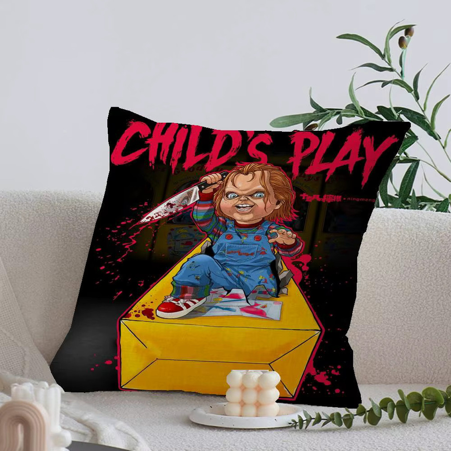 C-Chucky Horrorfilm Kissenbezug Multicolour B/B/H: 45 x 45 x 0 cm - Bild 6