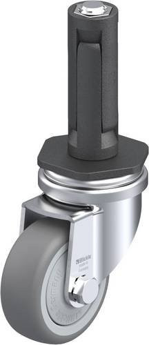 Blickle LRA-TPA 50KF-ER02 Lenkrolle in Silber und Grau mit 50mm Rad-Durchmesser und 50kg Tragfähigkeit - Bild 1