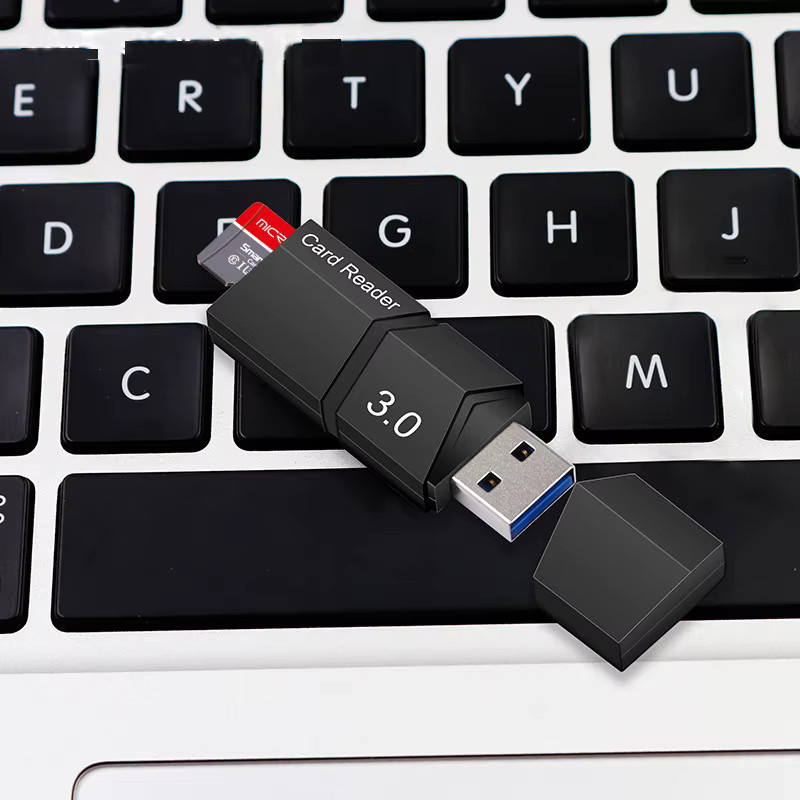 JONSNOW USB 3.0 Micro-SD Kartenleser in Schwarz für Computer und Laptop - Bild 4