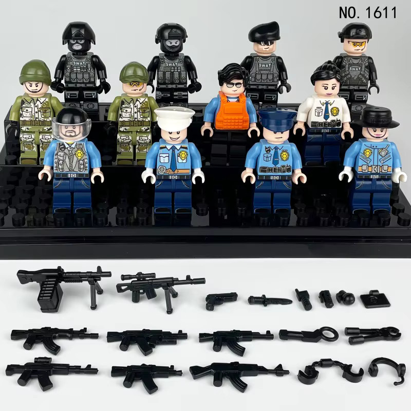 Meigao City Police Doll 1611 Kinder-Bausteine, Polizei - Bild 3